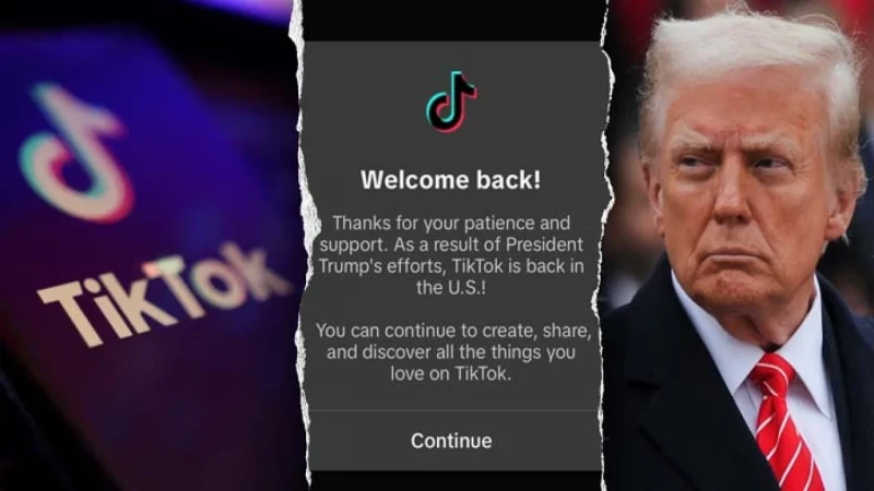 ট্রাম্পের প্রতিশ্রুতির পর যুক্তরাষ্ট্রে ফের চালু হলো টিকটক