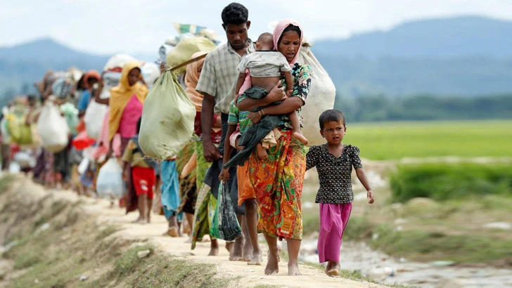 বাংলাদেশ-মিয়ানমার সীমান্ত বন্ধ, রাখাইনে ৬ লাখ রোহিঙ্গা অবরুদ্ধ